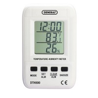 DTH800 Digital Temperature & Humidity Monitor with Clock