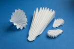 FILTER PAPER AHLSTROM GRADE 509 FLUTED 100/BX 18.5CM, 24CM