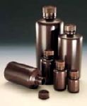 BOTTLE, AMBER NM 500ML 28MM CAP HDPE PRECISIONWARE 12/PK