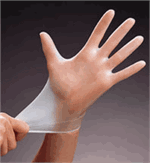 Vinyl Exam Gloves Powdered HIGH FIVE Extra Large 1000/CS