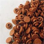 SERUM STOPPER 13MM RED NATURAL 1000/CS