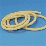 50 Continuous Feet 1/4 I.D x 1/16 wall x 3/8 O.D  Amber Latex Tubing Rubber top 